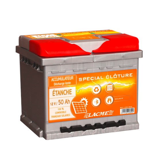 Akumulator do elektryzatora Lacme ACCU 12V-50Ah - Cavalo